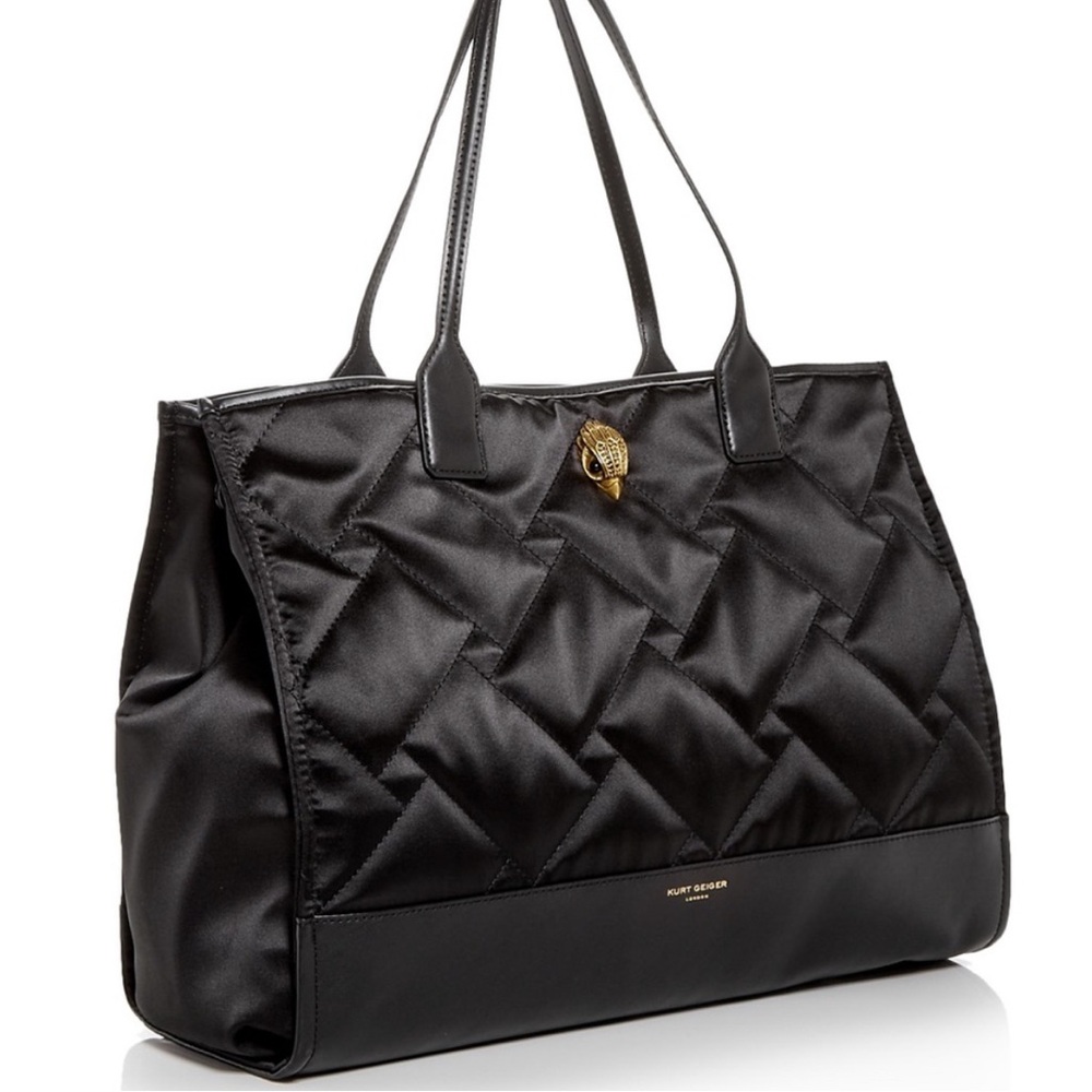 KURT GEIGER London Recycled Square Shopper Bag Black (Large) - Picture 2 of 10